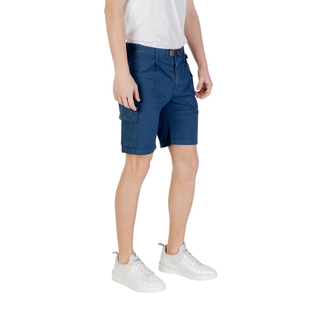 2026 New Arrival Hugo Boss Blue Cotton Bermuda