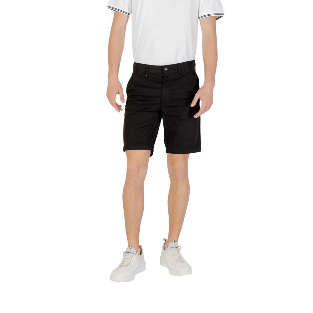 2026 New Arrival Hugo Boss Black Cotton Bermuda
