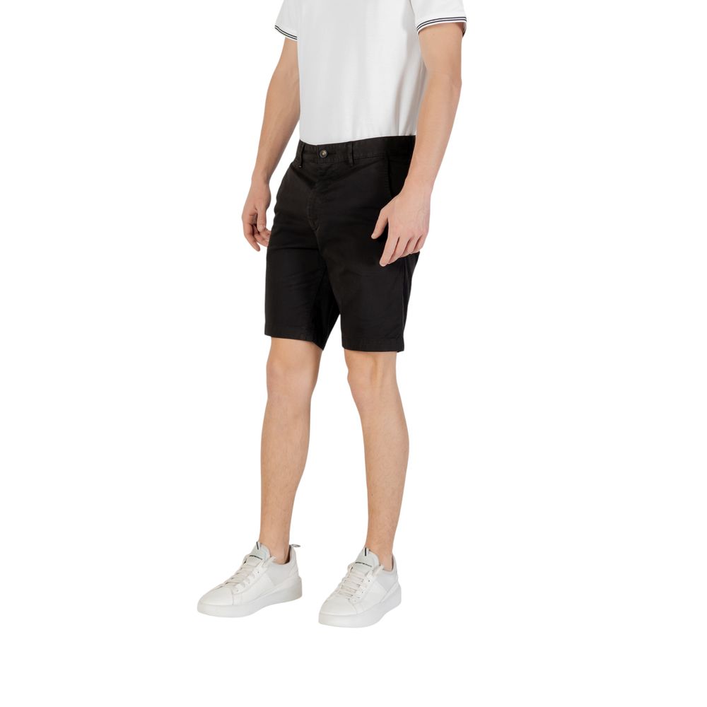 2026 New Arrival Hugo Boss Black Cotton Bermuda