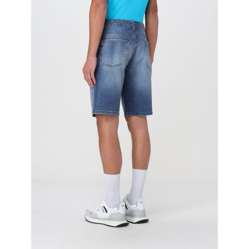 2026 New Arrival Hugo Boss Blue Denim Shorts