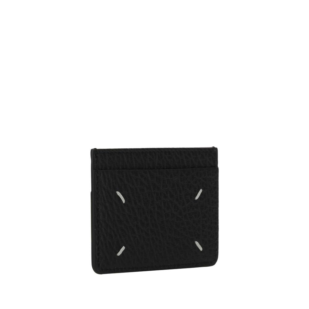 2026 New Arrival Margiela Black Calf Leather Bos Taurus Wallet