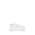 2026 New Arrival Prada White Calf Leather Bos Taurus Platform Sneakers
